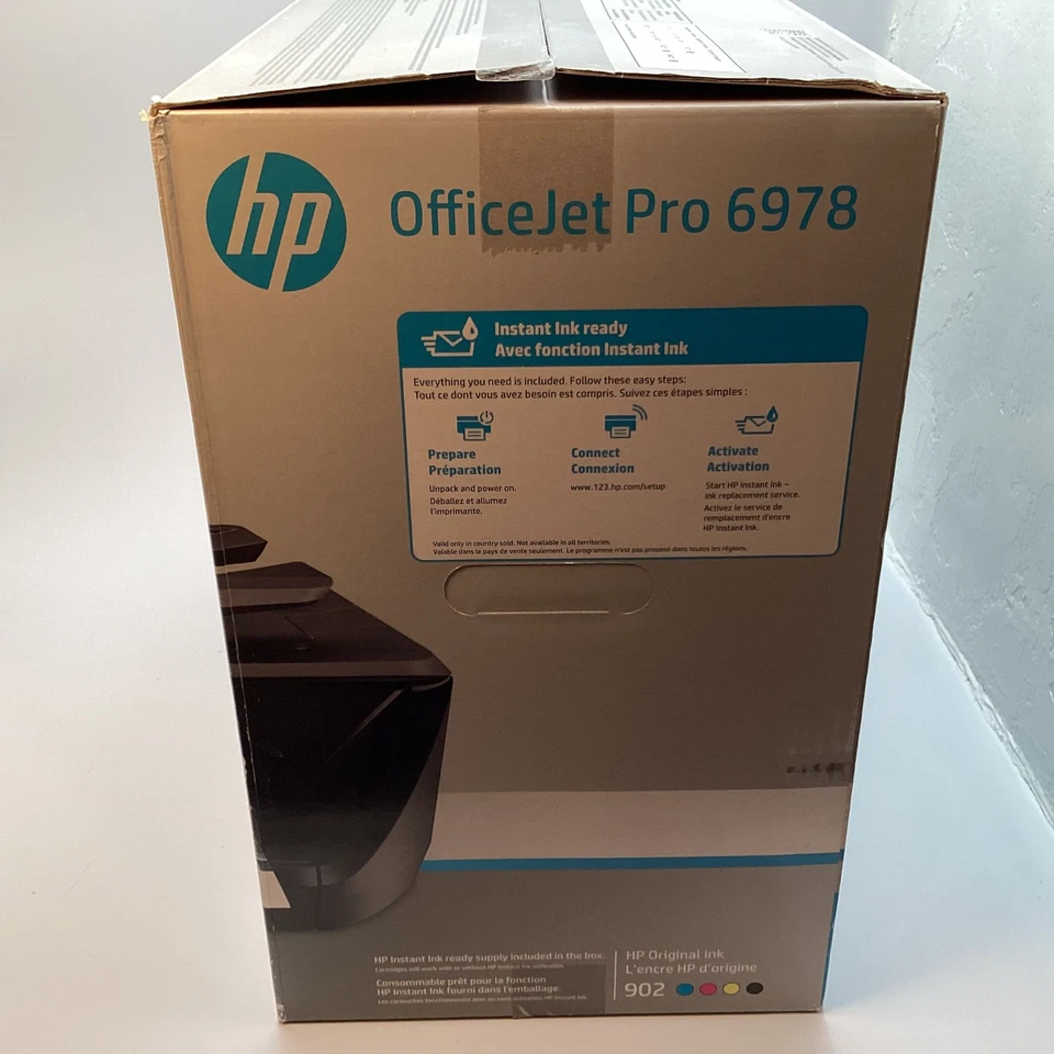 Impresora inalámbrica todo en uno HP OfficeJet Pro 6978 | Nueva caja abierta T0F29A - COMO NUEVA Foto 4 de 4
