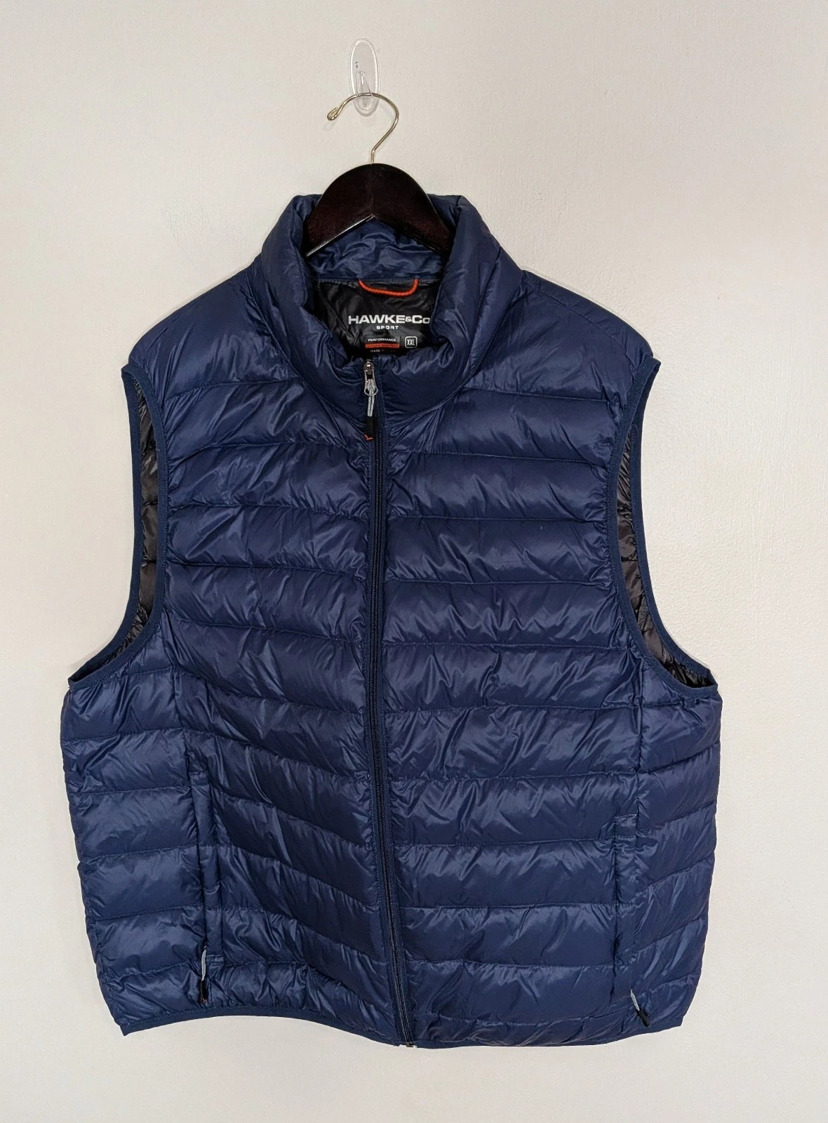 Hawke & Co Mens XXL Vest Blue Down Puffer Full Zip Packable Outdoor Hiking Warm
Opens in a new windo