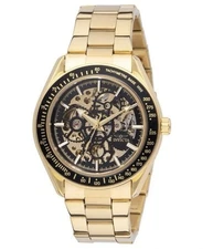 49502 - Invicta Objet D Art Automatic Men's Watch w/ Skeleton Dial - 43mm, Gold