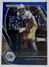 2021 Panini Prizm Draft Picks #44 Darren Waller Blue Disco  - GA TECH