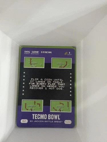 Bo Jackson Battle Arena Tecmo Bowl #PL7 Dog Gone Streak SSP