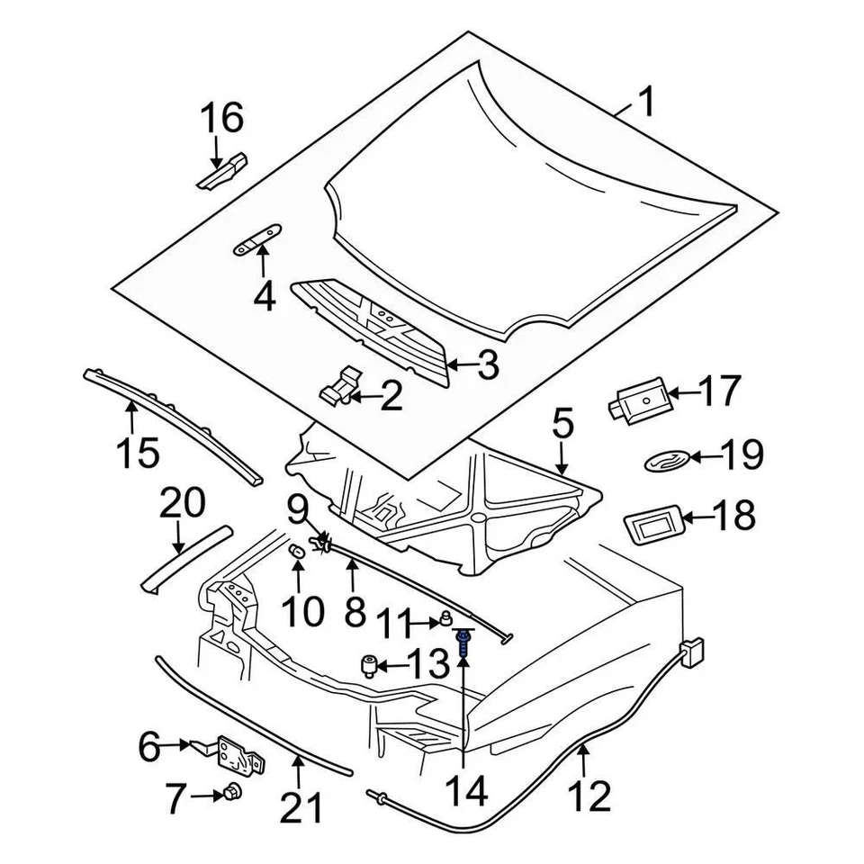 For Plymouth Voyager 1991-2000 Plymouth 4103165 Front Hood Stop Buffer Foto 4 de 4