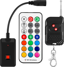 3 Pack Fog Machine Remote Control Replacement Part and Receiver 3 Pins Round Plu