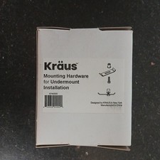 Kraus KP40000 Undermount Kitchen Sink Mounting Hardware Kit w/ Clips Screws