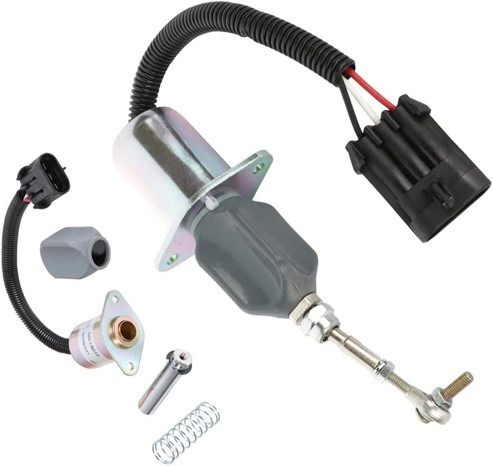 ZeeKee Fuel Shut Off Solenoid Switch Compatible with Bobcat Skid Steer 751 753 7