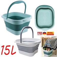 Faltbare Fußbadewanne Fußmassage Fußmassagegerät Fußbad Spa Pediküre 15 Liter