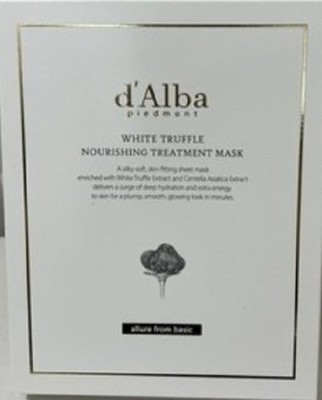 D'Alba Truffle nourishing treatment mask 25ml 10pcs nutrition moisture