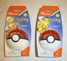 MEGA Construx POKEMON Series 1 MAGIKARP & PIKACHU  New