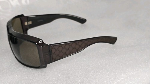 Gucci Sunglasses 2003 Vintage Monogram Brown Wrap Square GG 1559/S LJCX7 190224 - Picture 4 of 11