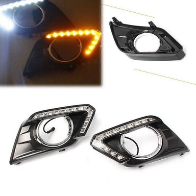 LED DRL Tagfahrlicht mit Blinker Nebel Licht für Nissan Rogue X-Trail 2014-16 15