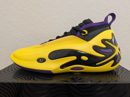 Way of Wade 11 "Oro y Púrpura" Amarillo Lakers Li-Ning Boom (ABAU049-7) Talla 11 - Imagen 3 de 11