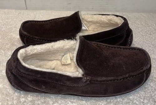 Herren UGG Ascot Wildleder Slipper 1101110 Espresso 100 % authentisch Größe 10 - Bild 5 von 13