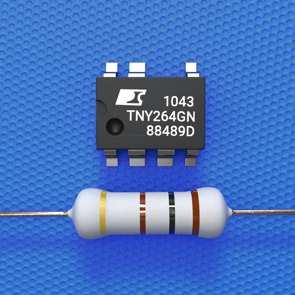 TNY264GN +1 Resistenza 100 Ohm 3 Watt - Kit Riparazione AEG, Whirlpool, Bauknecht