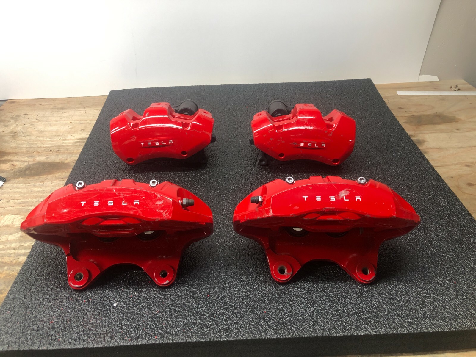 OEM Tesla Model Y BREMBO 1720 Performance Red Brake Caliper Only Front