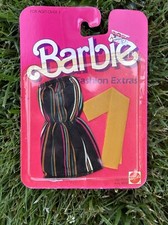 Vintage 1984 Barbie Fashion Extras No. 4907 Multicolor Dress Sash Unopened NIB
