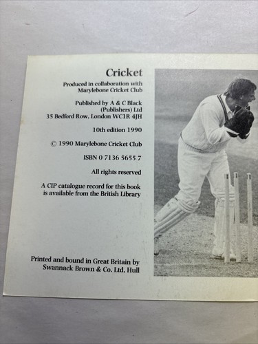 Vintage KTG Know The Game Cricket 1984 Booklet - Picture 3 of 9