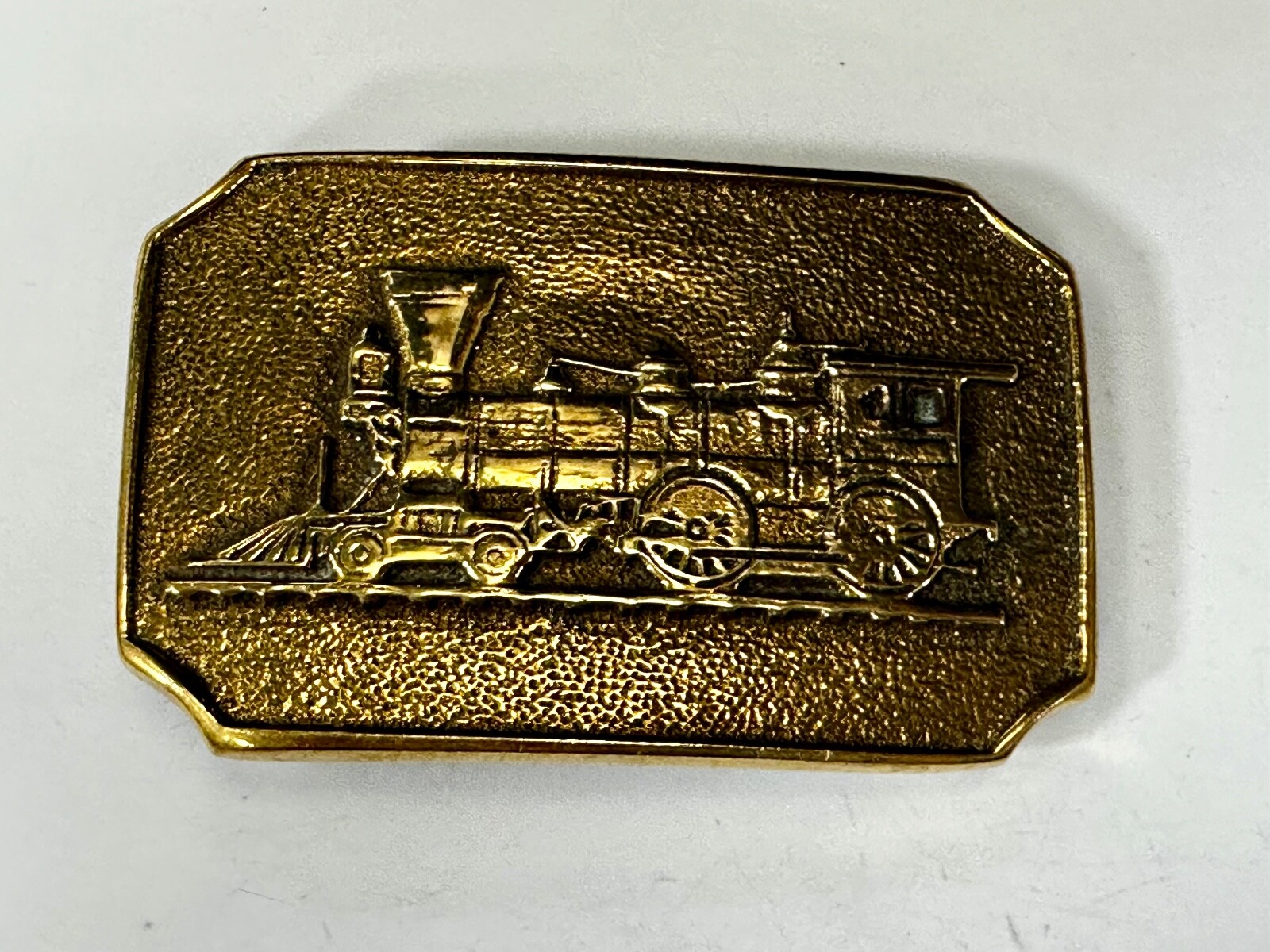 Locomotive Steam Engine Train Solid Brass Vintage… - image 10