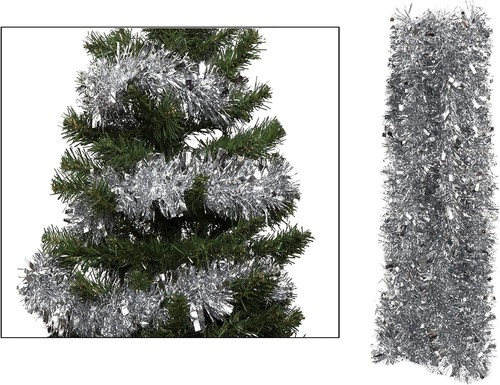 Tinsel Chunky 4M (13ft) Christmas Tree Garland Decoration, Festive Xmas Colours - Picture 5 of 31