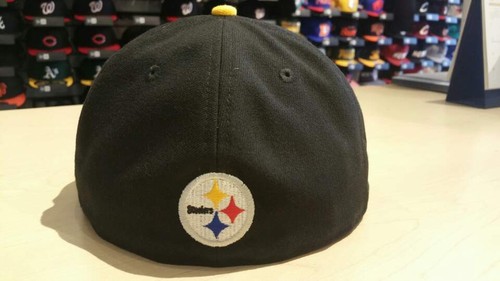 New Era NFL Pittsburgh Steelers Stack the Box Black 59Fifty Fitted Cap NewEra - Picture 4 of 5