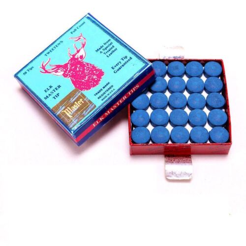 50pcs 9/10/11/12/13mm Billiard Pool Cue Tips Billiard Snooker Cue Stick Tips - Picture 14 of 15