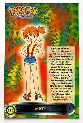 2000 POSTCARD POKEMON Navarrete #113 MISTY Nintendo | eBay