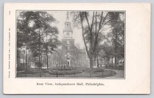 Independence Hall Rear View Philadelphia Pennsylvania PA c1906 Postcard