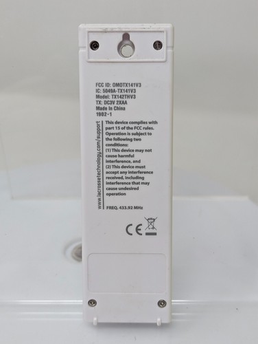 La Crosse Technology 308-146v2 Wireless Atomic Color Weather Station w/Sensor - Picture 11 of 13