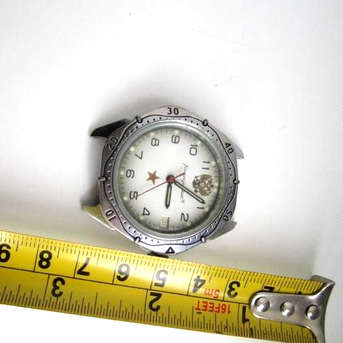 LEGENDARY RUSSIAN VINTAGE MENS WATCH VOSTOK KOMANDIRSKIYe MECHANICAL WORKING - Picture 3 of 16