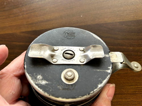 Vintage Miracle Silent Kalamazoo Tackle No 1697, Model C Auto Fly Fishing Reel - Picture 5 of 12