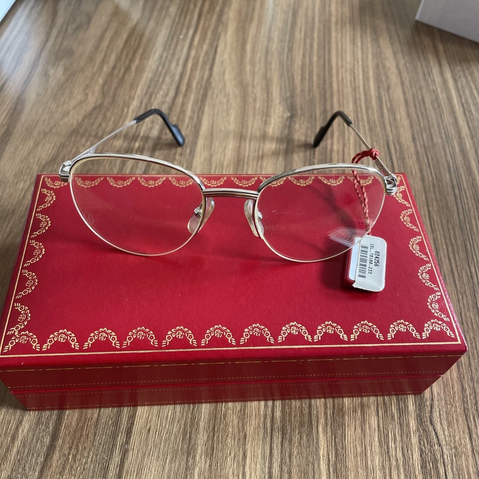 Auténtico. Nuevas gafas/gafas de sol Cartier vintage 15L. T8100.233 Foto 3 de 4