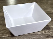 Square Melamine Bowl WHITE American Metalcraft MELSQ94 9.5-Inch Melamine Serving