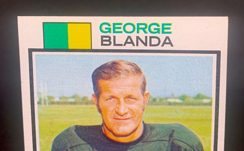 1973 Topps George Blanda #25 Oakland Raiders Football Card - Picture 2 of 4