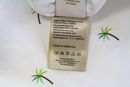 Scotch&Soda Dean Vaqueros Hombre W32/L32 Blancuzco Suelto Cirio Elástico Palma - Imagen 7 de 13