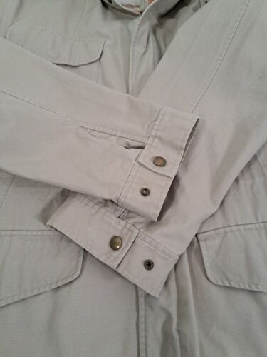 STRELLSON Panamericana Philosophy Jacket Cotton Coat in Camel Beige Mens Size 52 - Picture 21 of 24