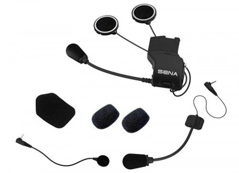 New SENA 30K, 20S EVO Universal Clamp Kit W/ Mic, 2 Boom