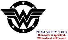 Wonder Woman 2 Funny Graphic Die Cut decal sticker Car Truck Boat Window 7"