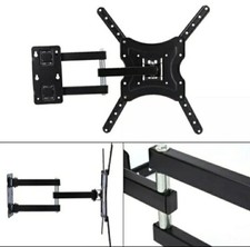 Staffa Porta TV Monitor Da 14"-50" Supporto Parete Braccio Max 28kg