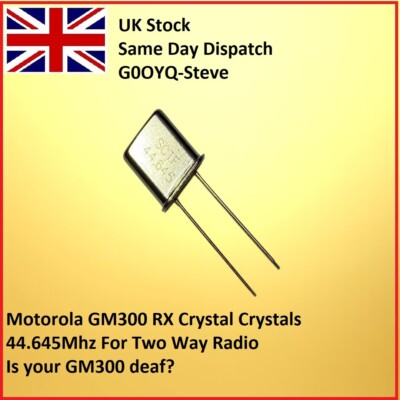 Motorola GM300 RX Kristall Kristalle 44.645Mhz Für GM-300 Funkgerät