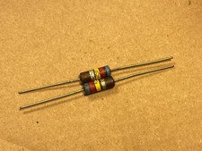 2 NOS 1940s IRC 620k ohm 1 watt 1W Carbon Comp Resistors TESTED 640k Qty