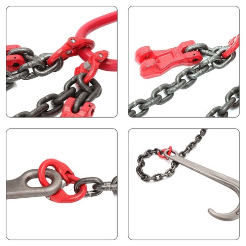 1m V-Assembly J Hook Brother Winch Chain Tow Recovery Assistance Off Road UK - Picture 12 of 12