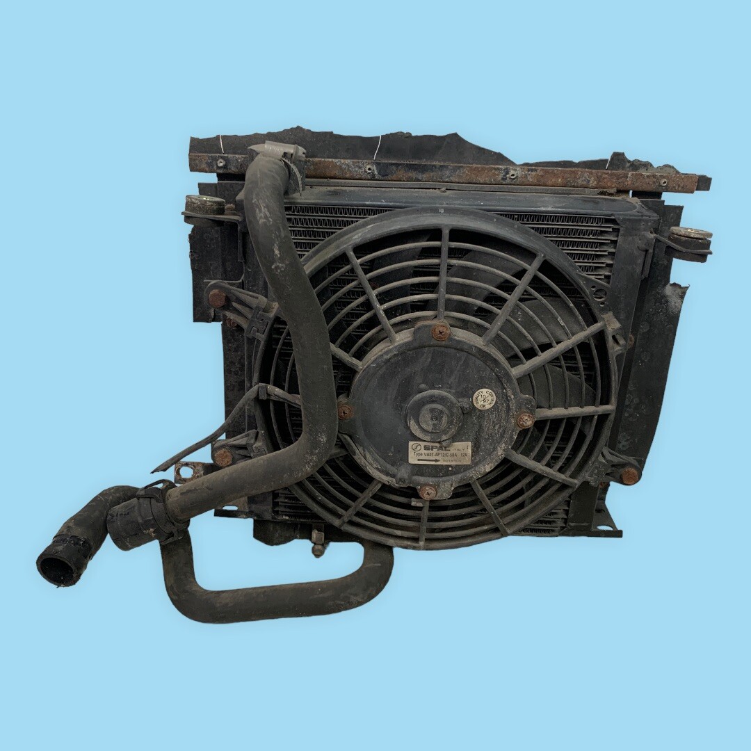 Intercooler Radiator + Fan OEM 99-01 Bentley Arnage 4.4L