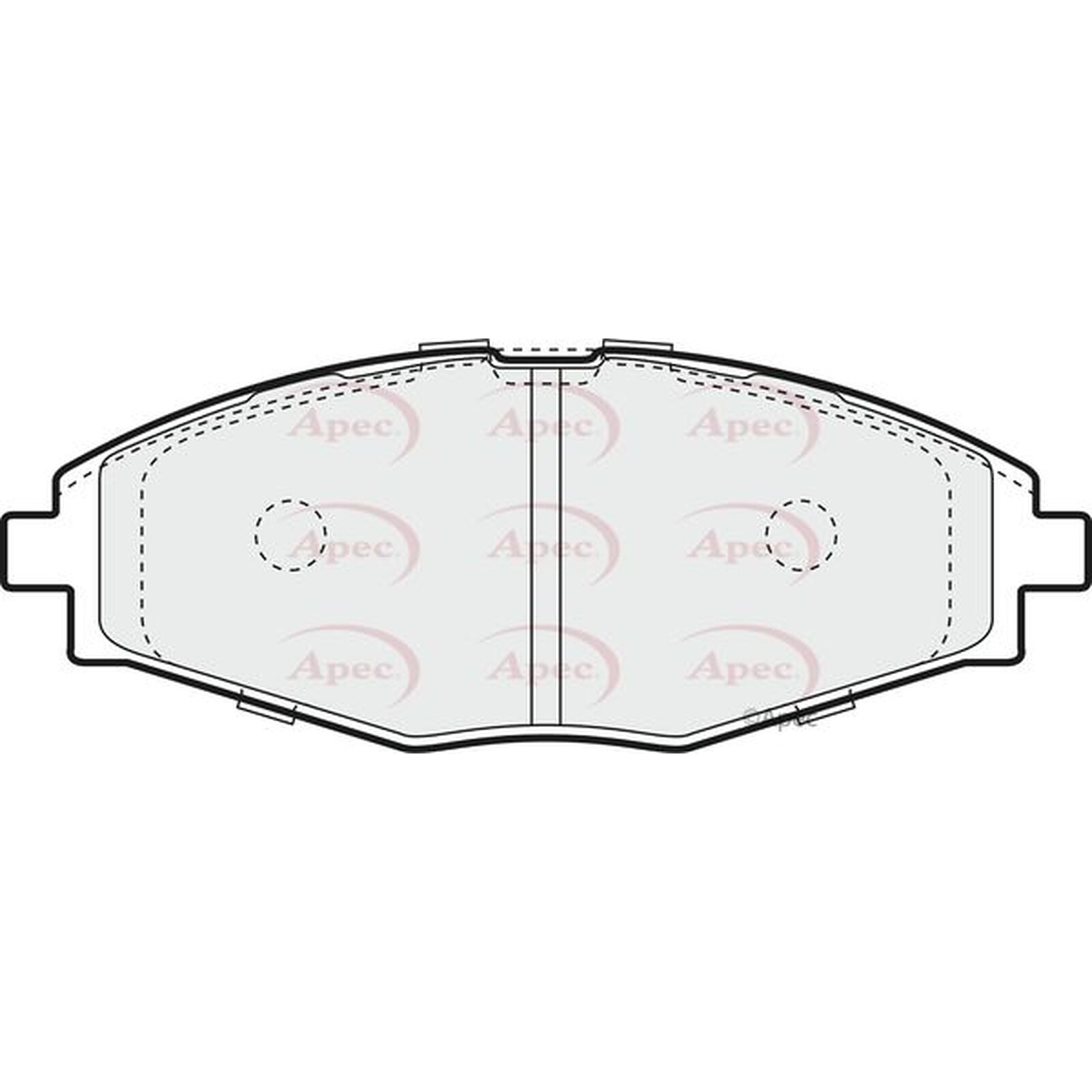 Apec Brake Pads PAD1038 - 3-year / 36,000-mile manufacturers guarantee
