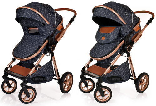 3 in 1 Pram Newborn Baby Buggy Set Travel System with Car Seat Folding Pushchair - Picture 99 of 117