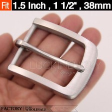 Stainless Steel Belt Buckles Men's/Women's Belt Pin Belt Buckle for 1.5"/ 38mm