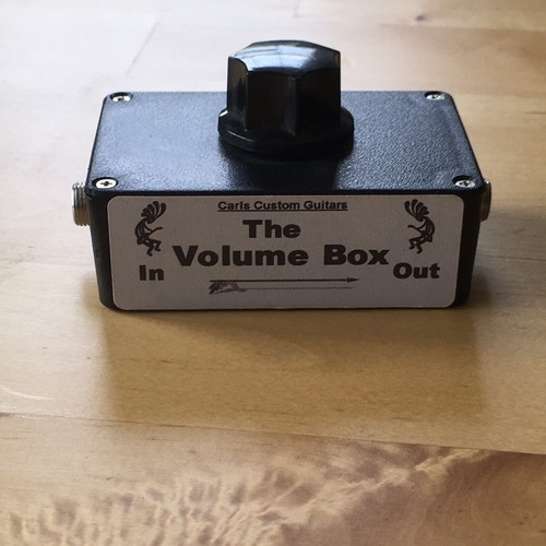 Controlador ajustador de efectos de guitarra Carls Custom Guitars Black The Volume Box EE. UU. - Imagen 9 de 9