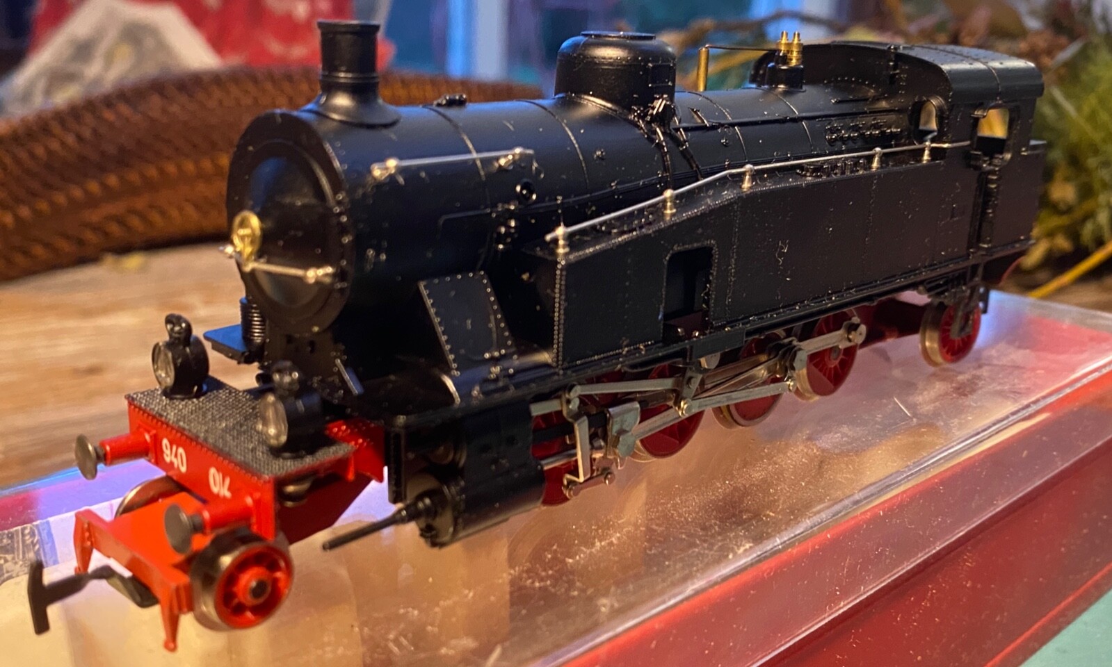 Rivarossi 141 T 940 014 FS miniature de prestige HO vapeur en écrin d'origine