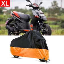 Orange Motorcycle Cover UV Rain Outdoor Protector For Aprilia 125cc 150cc 200cc