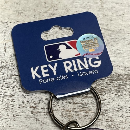 MLB Braves VS Astros Metal Key Ring Keychain 2021 World Series Authentic New - Picture 5 of 8