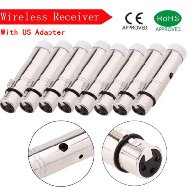 LOT Lixada 2.4G ISM DMX512 Wireless Female XLR Receiver for Party Stage Lighting