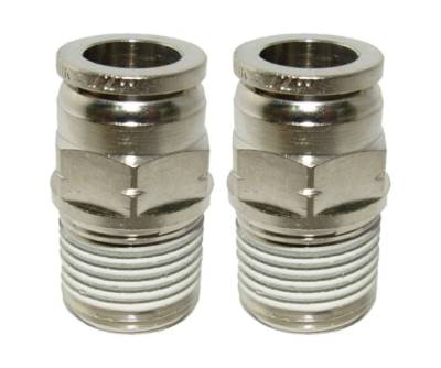 #ad #ad 1 4quot; Hose X 1 4quot; NPT Push To Connect Straight Male Connector Fittings 2 PACK $16.80